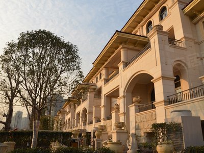 天空的静谧 中铁国际城高端住宅实景(组图)