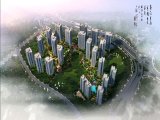 点式高层住宅  外立面抗战风格 生态宜居大型社区