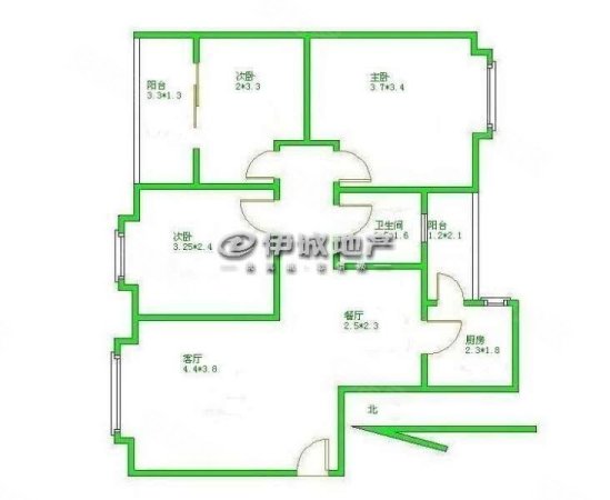 配套齐全首付40万看房约 清水路苑二手房 3室2厅1卫 55万元 成都