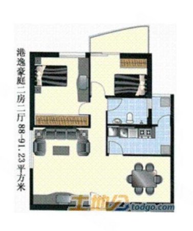 爱屋吉屋 港逸豪庭 居家型超值2房 急售