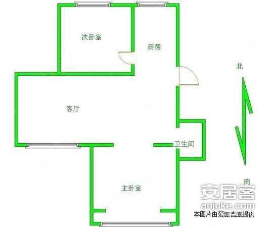 [爱屋吉屋 佣金1]金荣园一期2室120万元不买真亏急